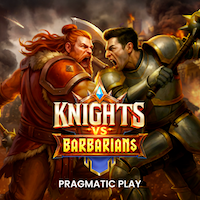 Tampilan permainan Knights vs Barbarians